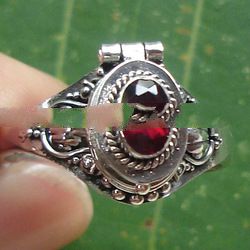 Bali Silver Poison Ring R0001