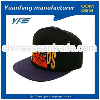 custom flat bill plain embroidery hats caps