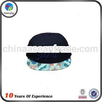 custom leather snapback blank hat hot sell