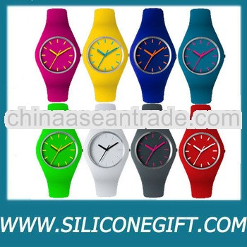 custom logo face silicone jelly watch,NEW iceeful watch