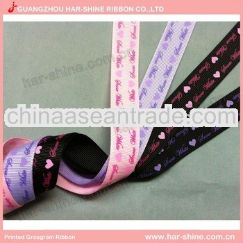 custom printed grosgrain ribbon