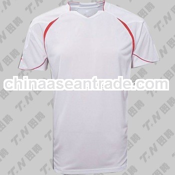 custom sublimation white soccer jersrys