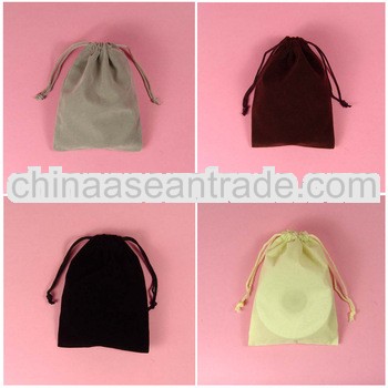 custom velvet pouch bag