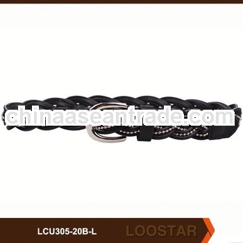 custom woven belt pearl waist belt rhinestone stretch belts