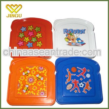 customized advertising disposable Lunch box,fresh Sandwich box