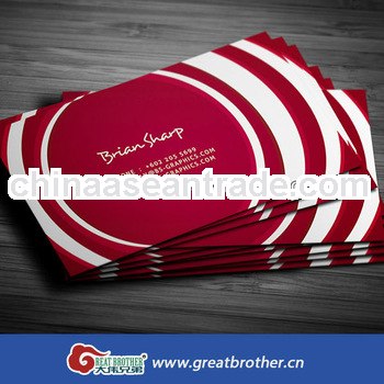 customized clear matt transparent business cards