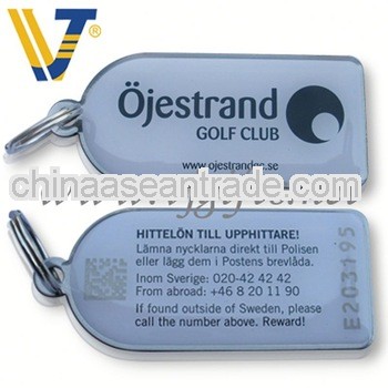 customized double sided key chains