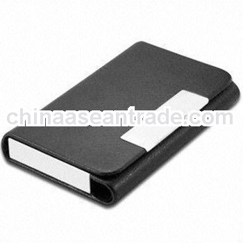 customized made business leather card holder