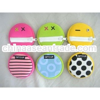 cute neoprene coin pouch