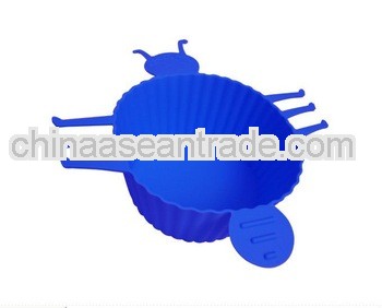 cute shape flowerpot chocolate silicone mould