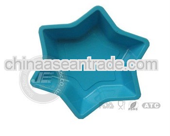 cute star shape silicone cake mould, chocolate mould