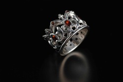 925 Sterling Silver Jewelry Crown Ring