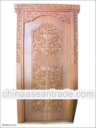 Balinese wood carved door / Bali wood carving doors
