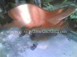 hammered copper bathtub tembaga