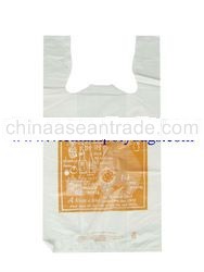 T-shirt plastic bag made in