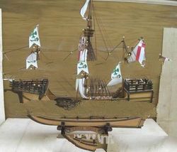 Santa Maria Miniature Ship