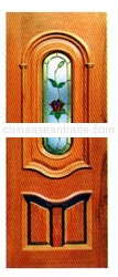 Solid Wooden Glass Door