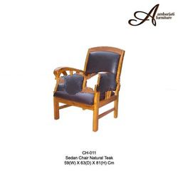 CH-011 SEDAN CHAIR NATURAL TEAK