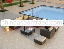 POLY RATTAN SUN LOUNGER