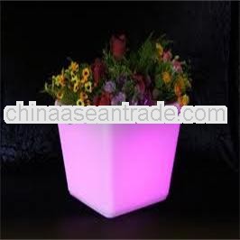decorative led illuminated flower pots/pots furniture