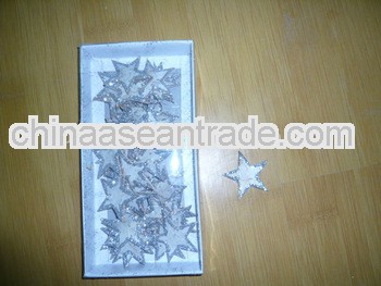 decorstive christmas star/christmas bark star