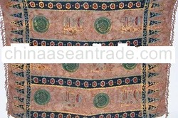 Pareo textile print and hand panting