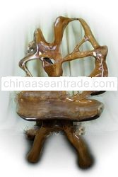 Antique Teak Root Chair