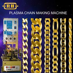 Stainless Steel Automatic chain making machine with Plasma