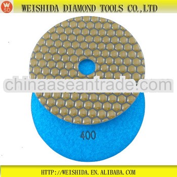 diamond dry flexible polishing pads for marble polishing