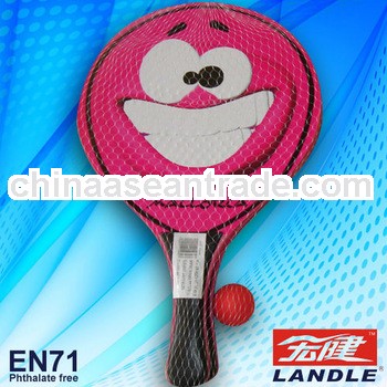 different printing and different thickness0.5cm/0.6cm/0.8cm beach paddle racket packing with net