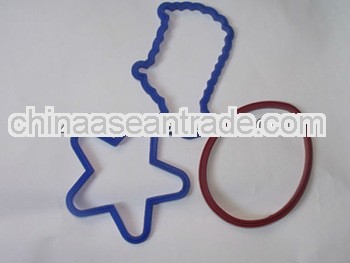 different shape silicone egg ring