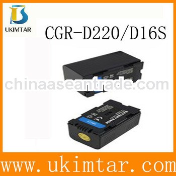 digital camcorder battery for Panasonic CGR-D220/CGR-D16S 7.4v 2200mAh