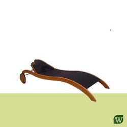 Chelsea Lounger Teak Frame w/ Batyline