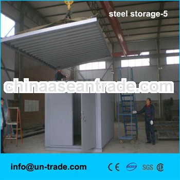 disassembled steel box