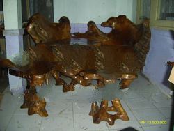 Jati root soild furniture