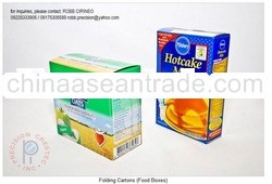 Folding Cartons (Packaging for Food products and the likes)