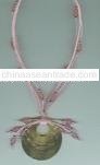 Pink Resin Shellnecklace