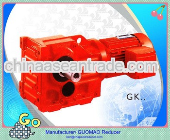 double shaft helical gear motor for crane