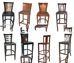 Wooden Barstool Chair