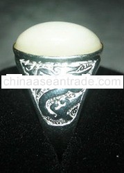 ivory jewelry silver ring