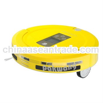 dry and wet robot vacuum cleaner with LCD touch screen