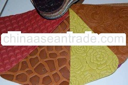 cow printed leather