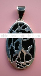 Black Onyx 92. 5 Silver Jewelry