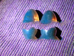 Cabochon Blue Amber