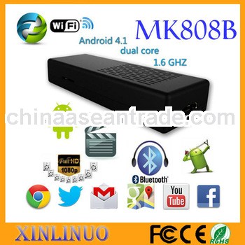 dual core mini pc MK808B tv dongle rk3066 hdmi Bluetooth android 4.2