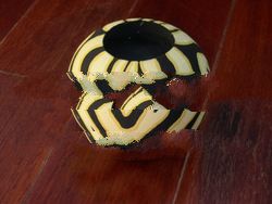 Wooden Ball Candle Holder