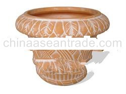 Indoor ceramic terracotta planter