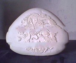 Engraved rive stone