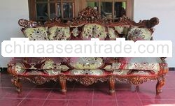 Antique Mahogany Sofa Set - Indonesia Furniture