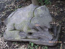 Cow Stone Carving